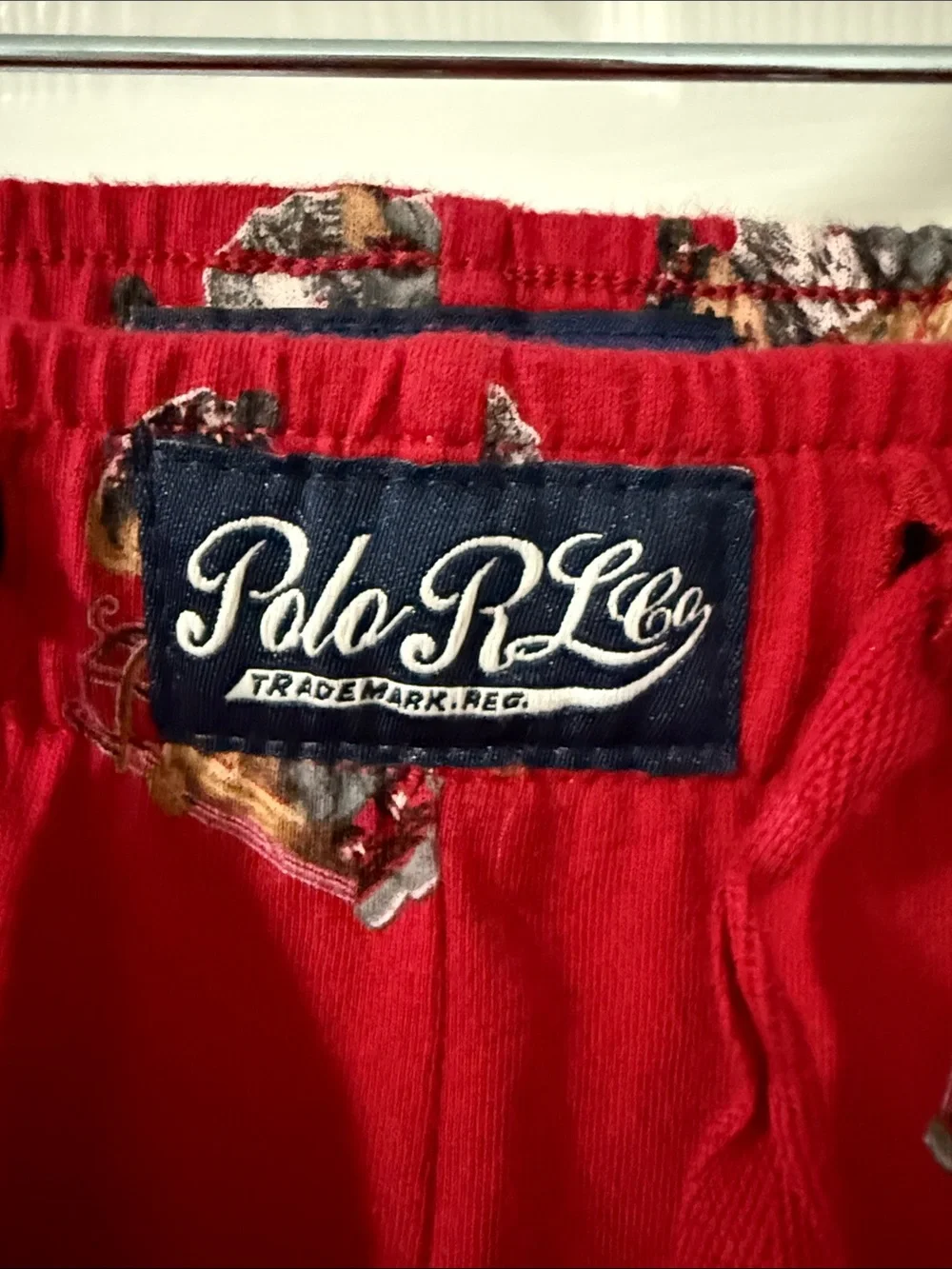 Polo Red Printed Pajama Pants